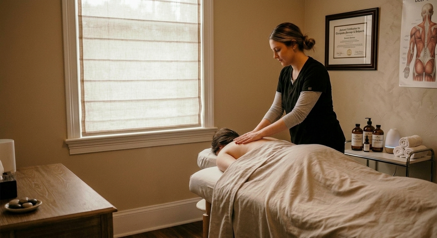 Swedish massage in Aiken for full body relaxation and stress relief
